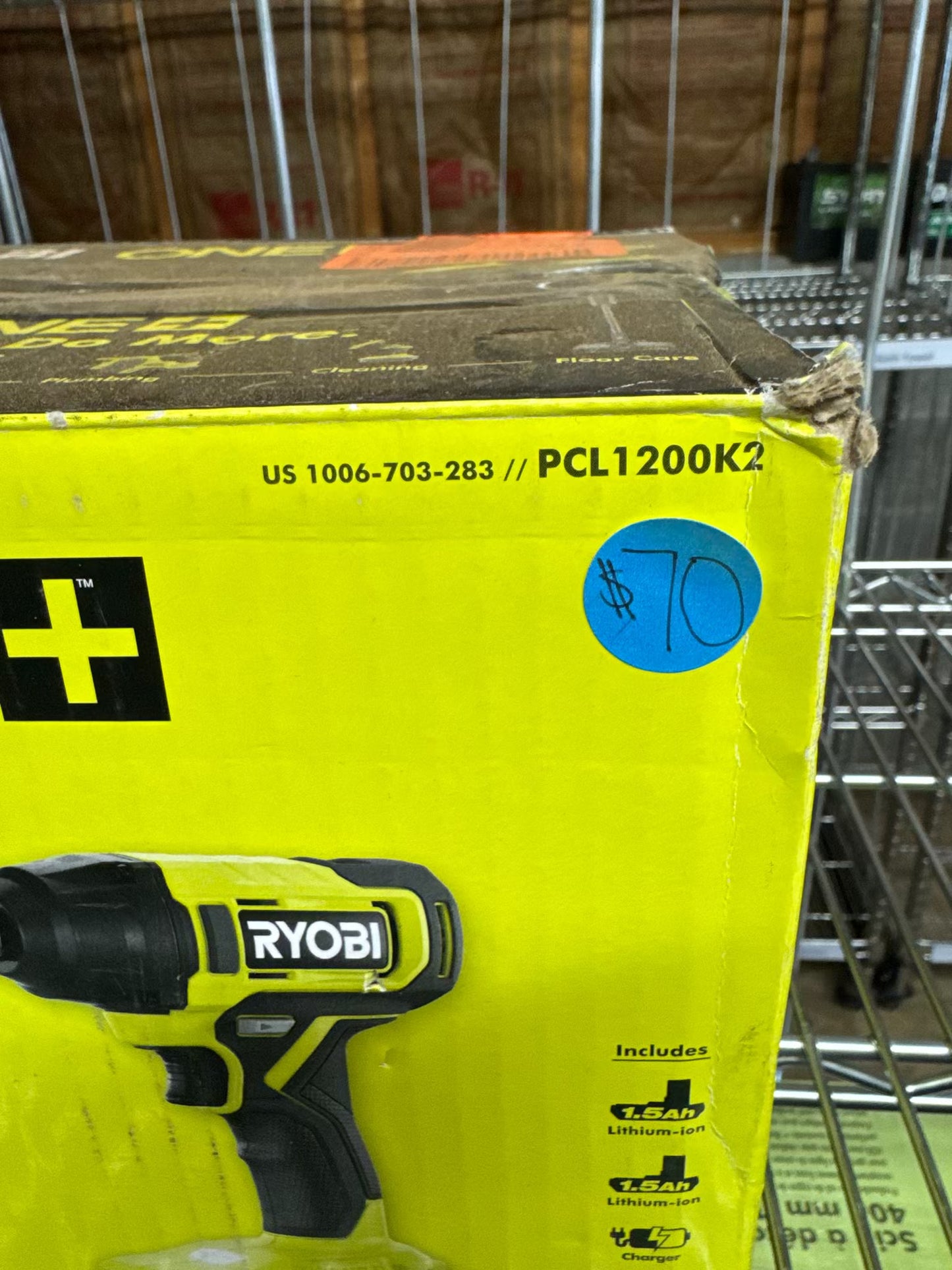Kit combinado de 2 herramientas Ryobi ONE+ 18 V - PCL1200K2