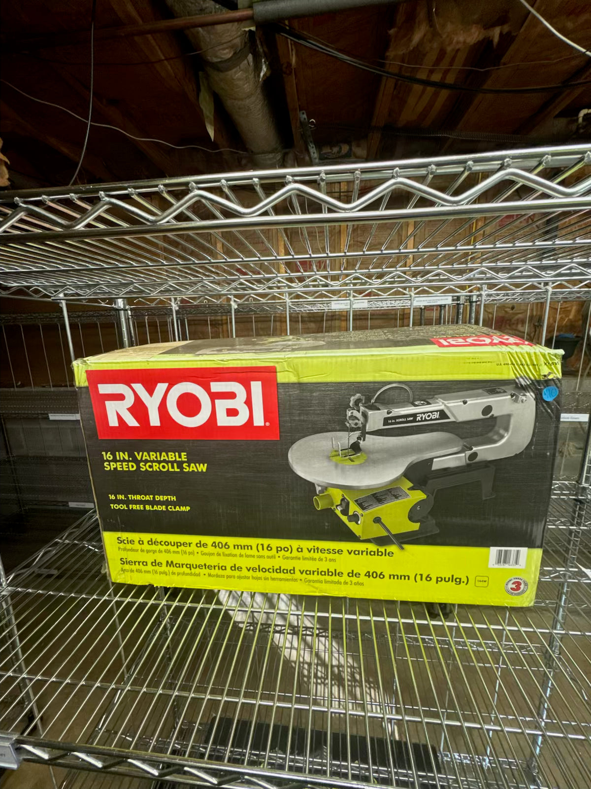 Ryobi 16" Variable Speed Scroll Saw - SC165VS