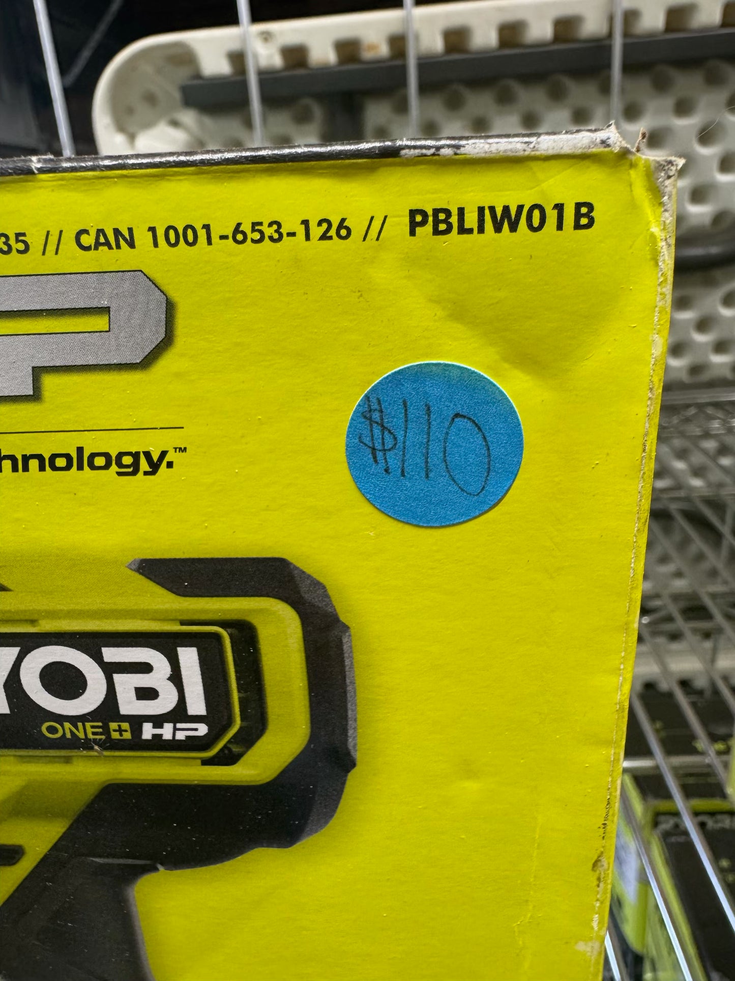 Ryobi ONE+ HP 18V Brushless 4-Mode 1/2" High Torque Impact Wrench - PBLIW01B