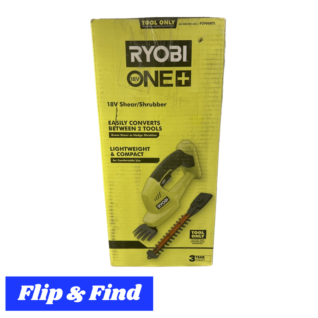 Ryobi ONE+ 18V Shear/Shrubber - P2900BTL