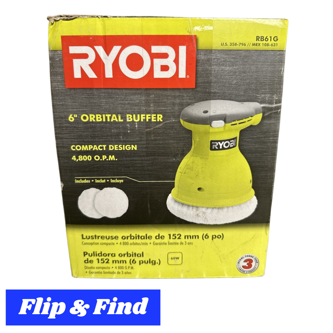RYOBI 6” Orbital Buffer - RB61G