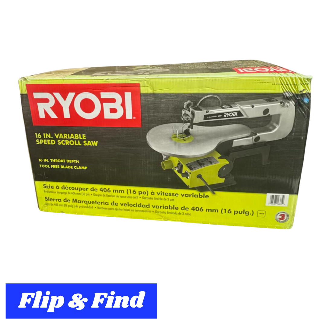 Ryobi 16" Variable Speed Scroll Saw - SC165VS