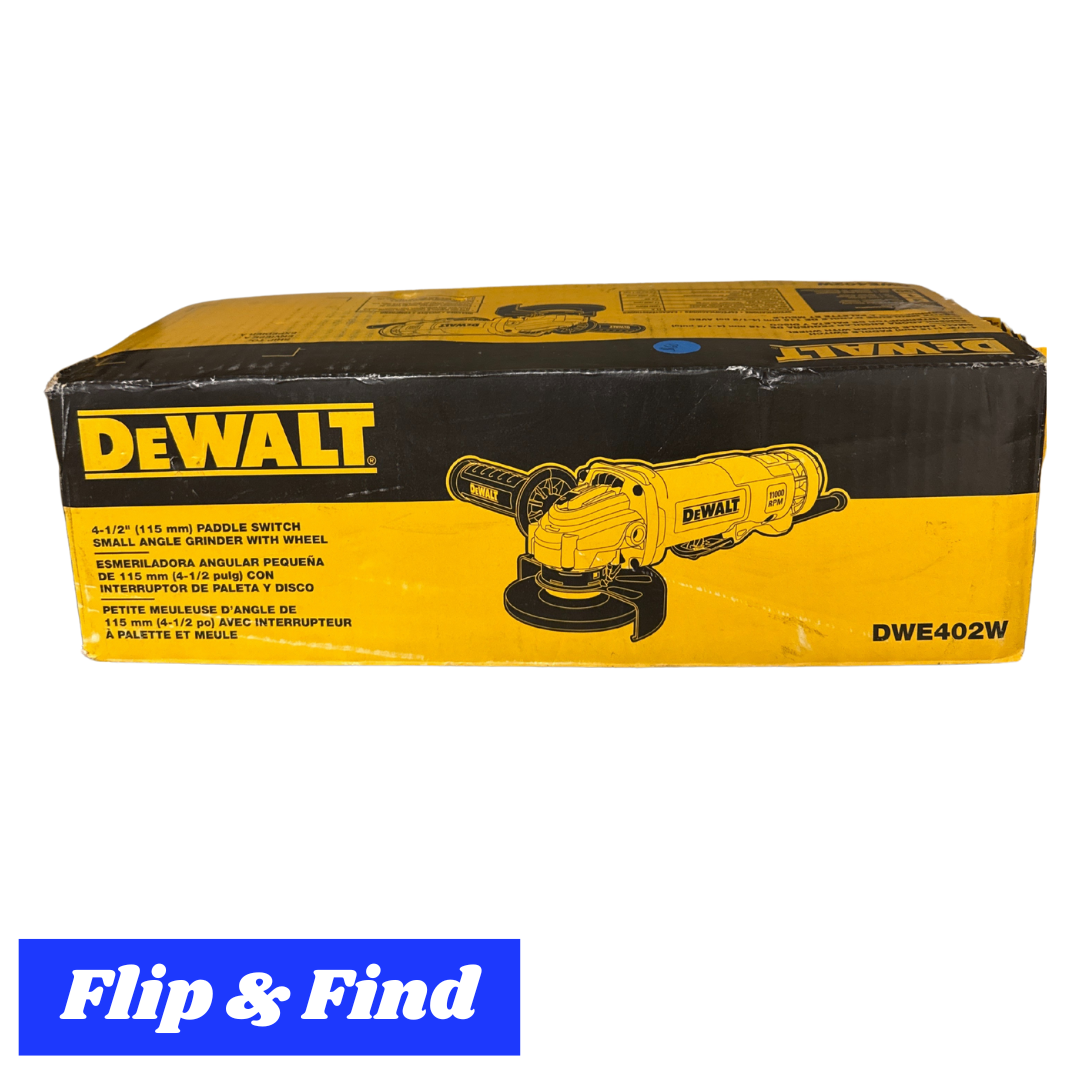 DeWalt 11 Amp Corded 4.5" Small Angle Grinder - DWE402W