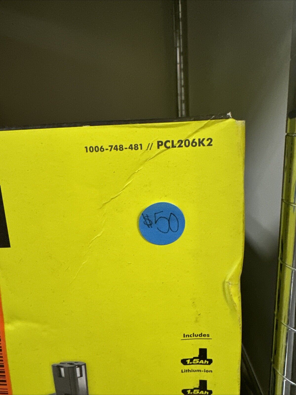 Kit de taladro/atornillador Ryobi ONE+ 18 V 1/2” - PCL206K2