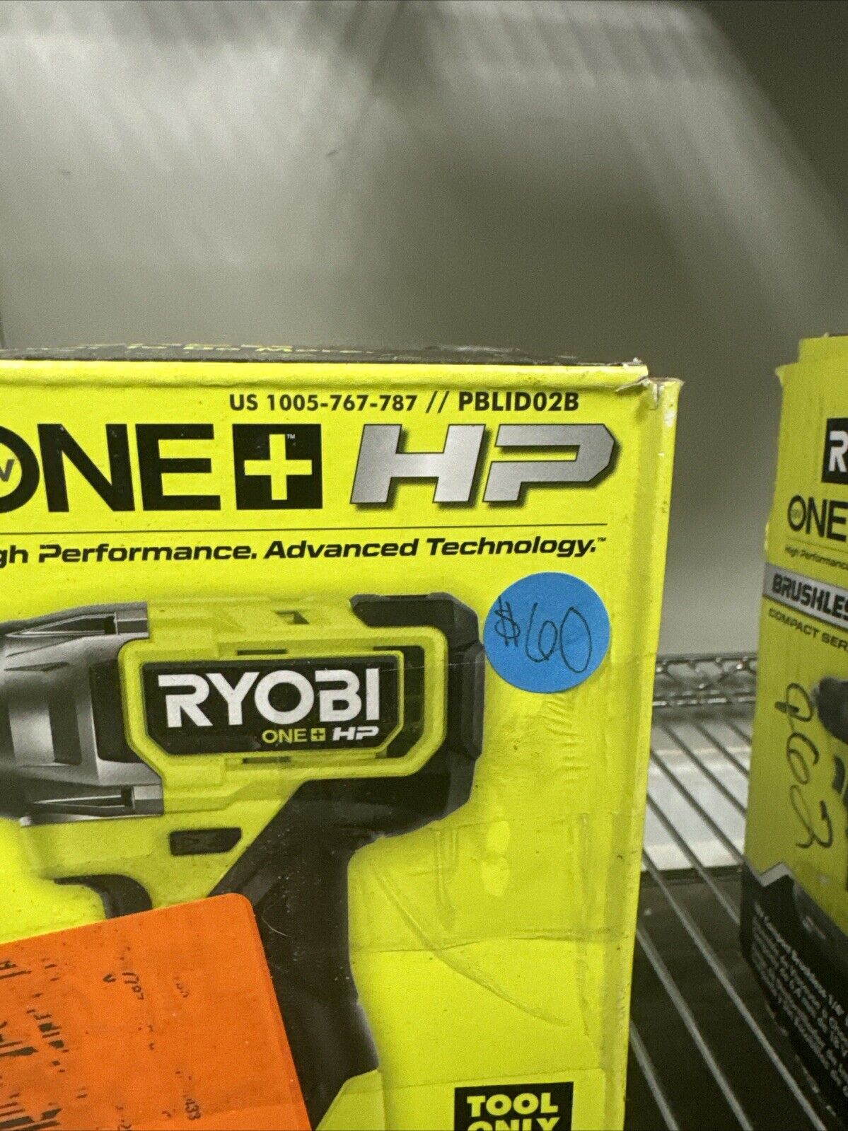Atornillador de impacto de 1/4” con 4 modos y sin escobillas ONE+ HP de Ryobi, 18 V - PBLID02B
