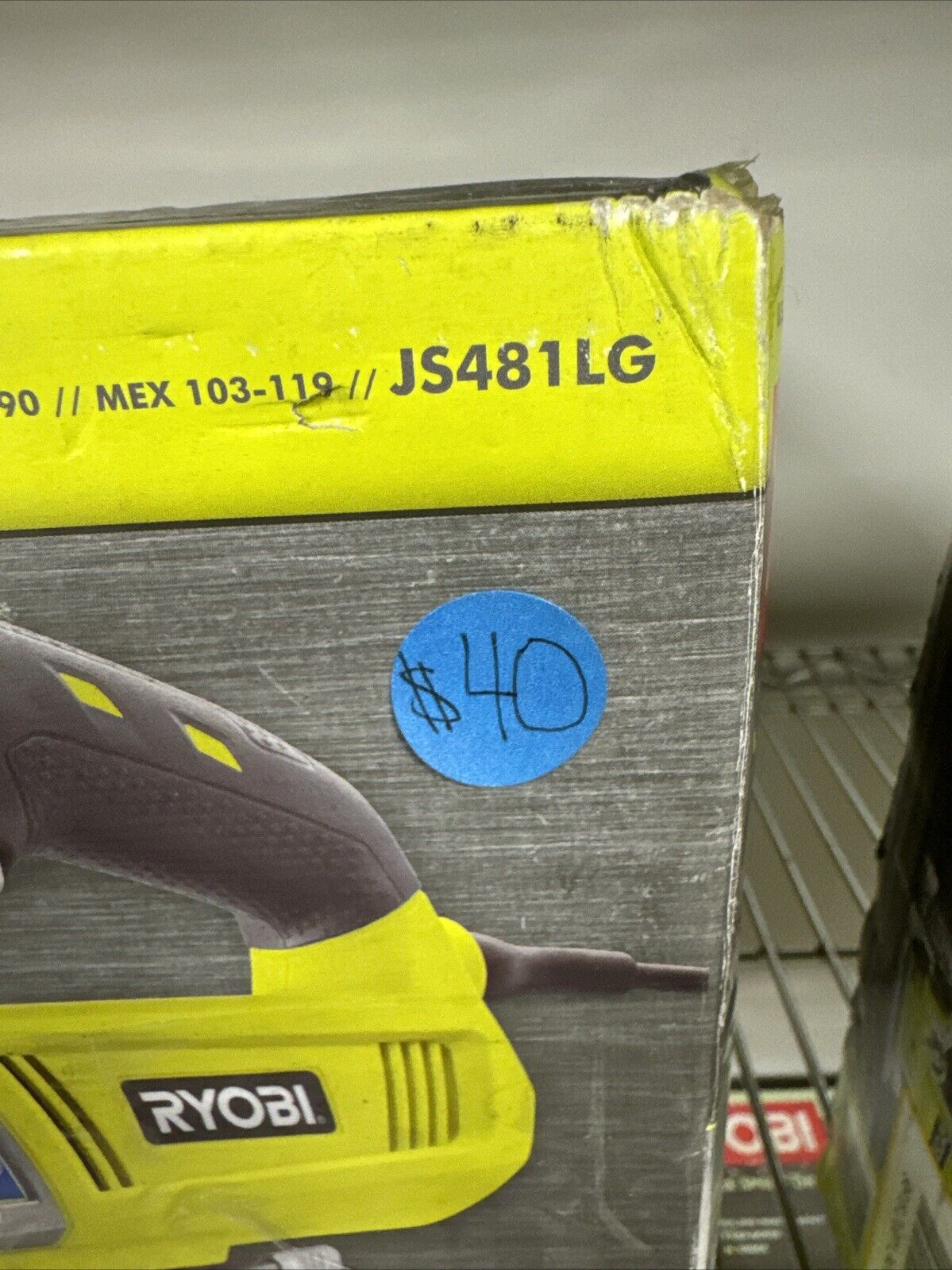 RYOBI 4.8 Amp Variable Speed Orbital Jig Saw With Led Light - JS481LG