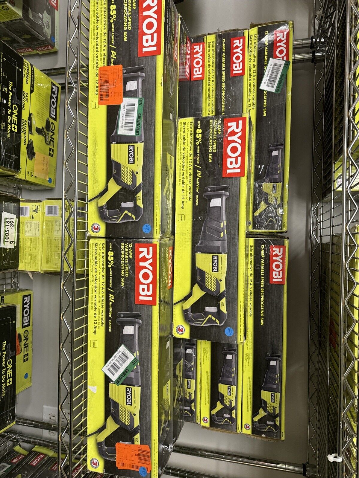 Sierra alternativa de velocidad variable de 12 A de Ryobi - RJ186V