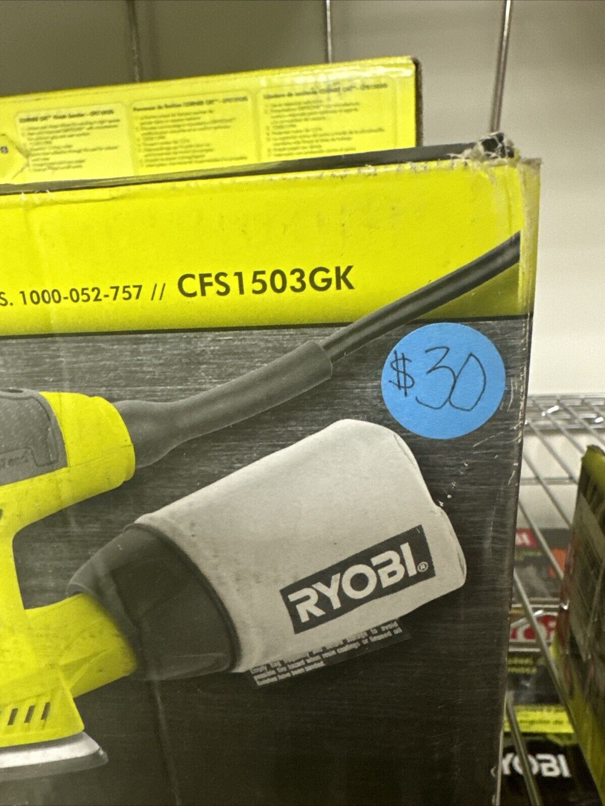 RYOBI Corner Cat Finish Sander - CFS1503GK