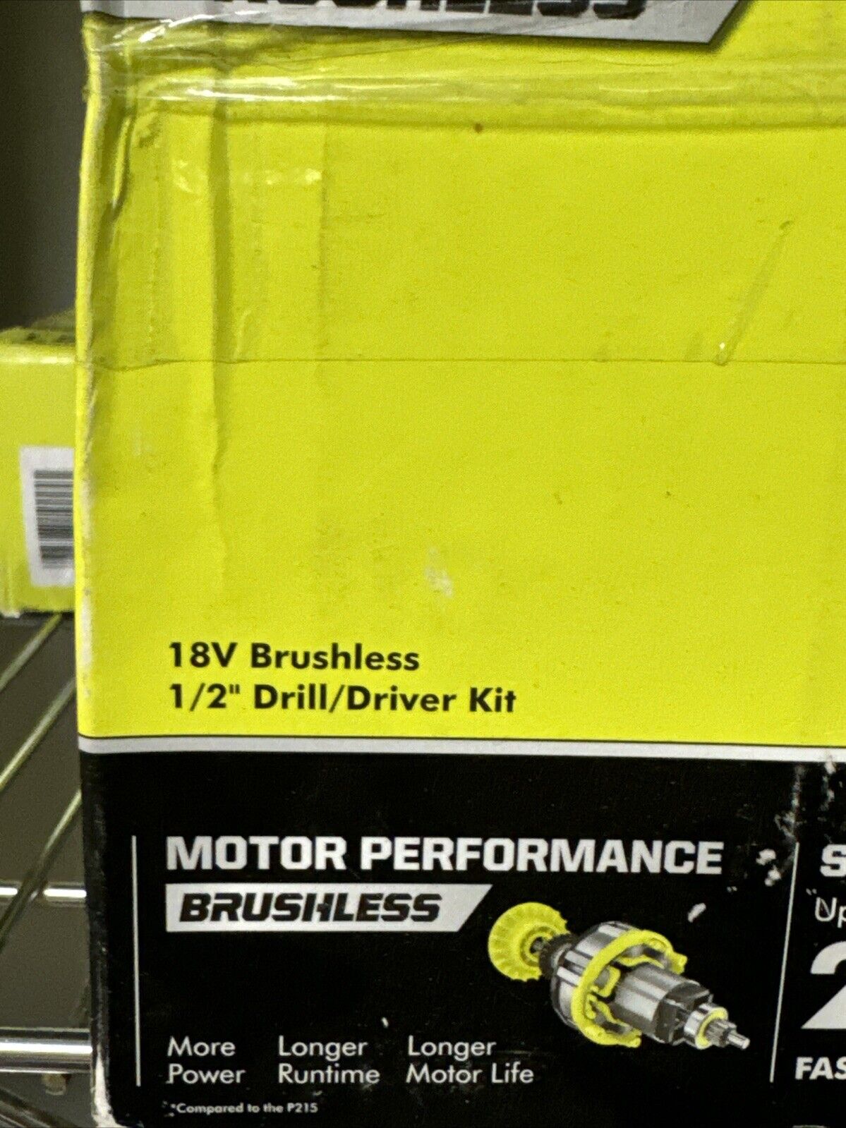 Kit de taladro/atornillador sin escobillas de 1/2” ONE+ HP de Ryobi, 18 V - PBLDD01K