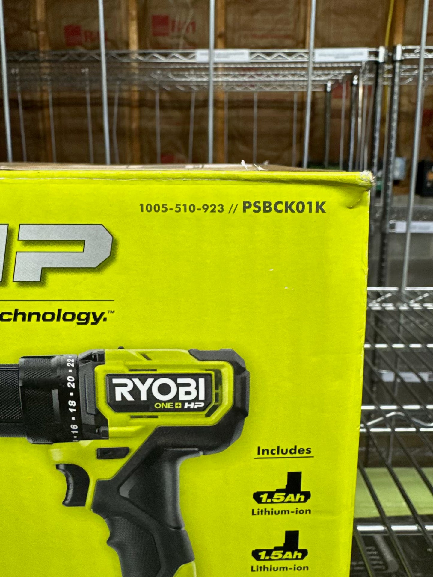 Ryobi ONE+ HP 18V Compact Brushless 2-Tool Kit - PSBCK01K
