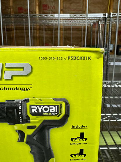 Ryobi ONE+ HP 18V Compact Brushless 2-Tool Kit - PSBCK01K