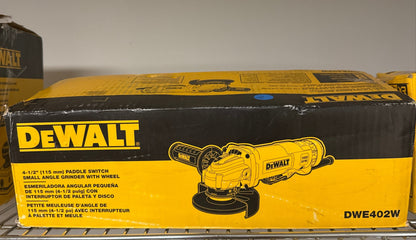 DeWalt 11 Amp Corded 4.5" Small Angle Grinder - DWE402W