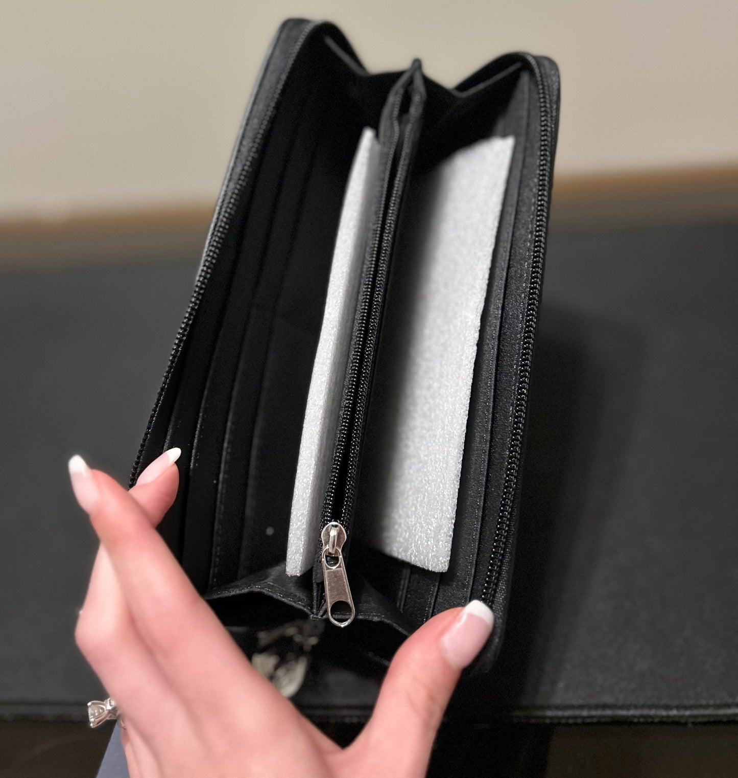 Women's Tommy Hilfiger Black & White Striped Wallet
