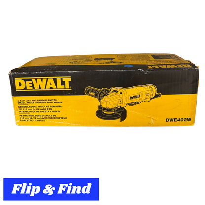 DeWalt 11 Amp Corded 4.5" Small Angle Grinder - DWE402W